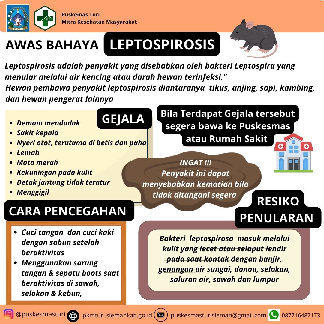 AWAS BAHAYA LEPTOSPIROSIS !!!