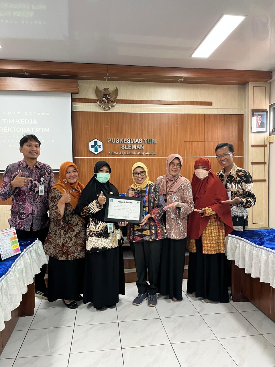 Kunjungan Kemenkes RI untuk Meninjau Inovasi Putri Bersinar
